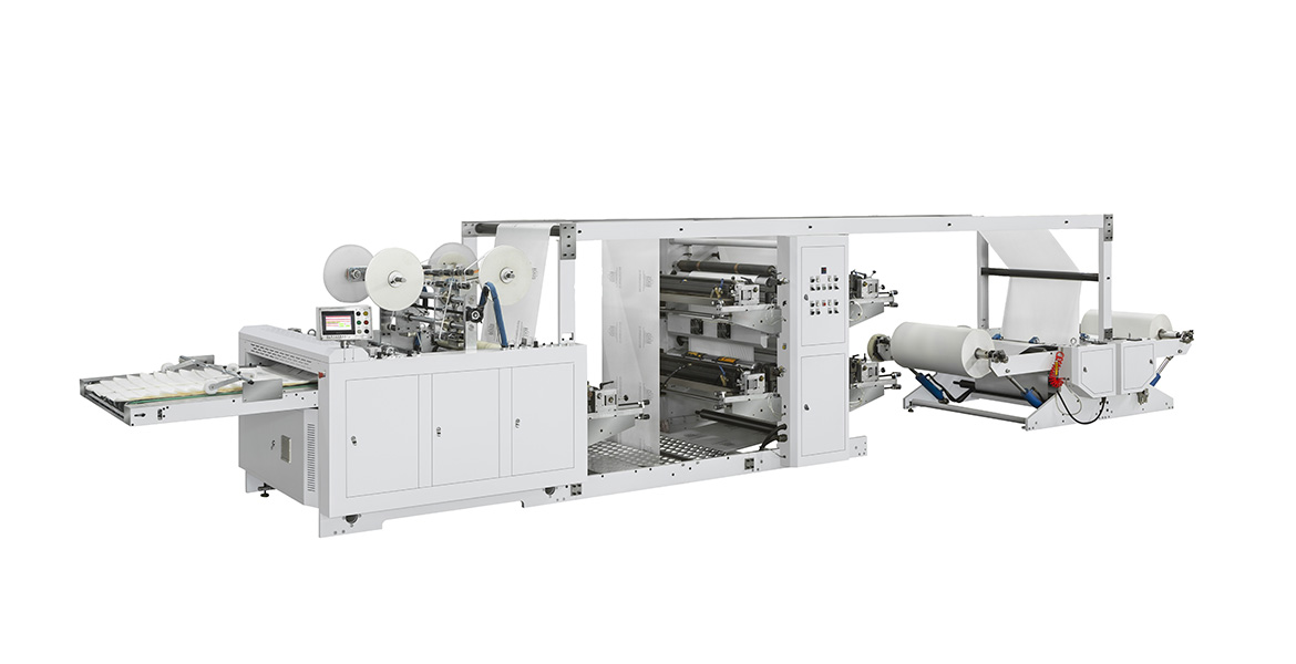 LES-1100+LST-41100(2+2)Automatic Flexo Printing Three-Side Sealing Paper Bag Making Machine LES-1100+LST-41100(2+2)Automatic Flexo Printing Three-Side Sealing Paper Bag Making Machine